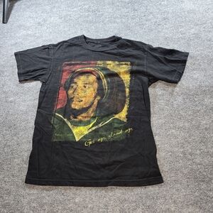 Black Graphic Tee with Iconic Design